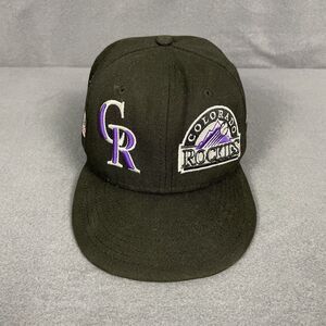 Colorado Rockies 1998 All Star Game New ERA Fitted Hat Black Size 7 1/4